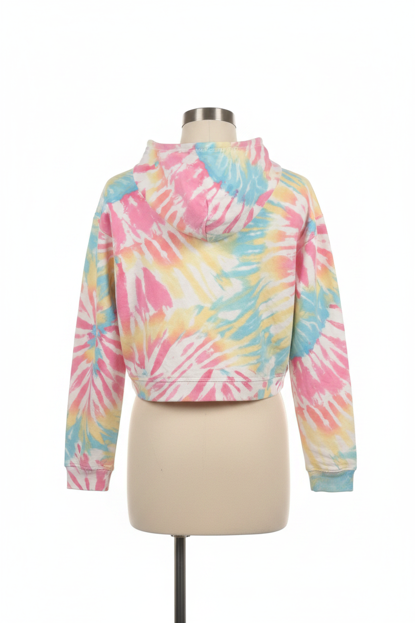 Tie-Dye Crop Top Back