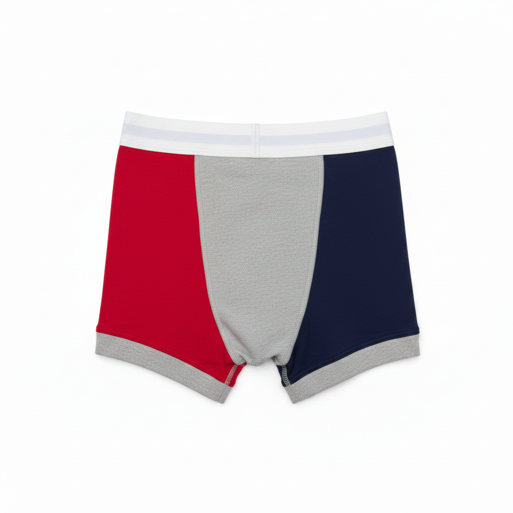 Tricolor Boxer Brief - Back No Logo