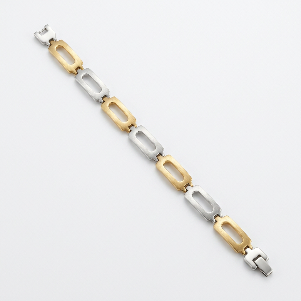 Two-tone bracelet product photo