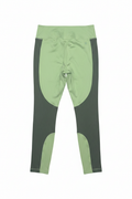 Two-tone Green Leggings - Back