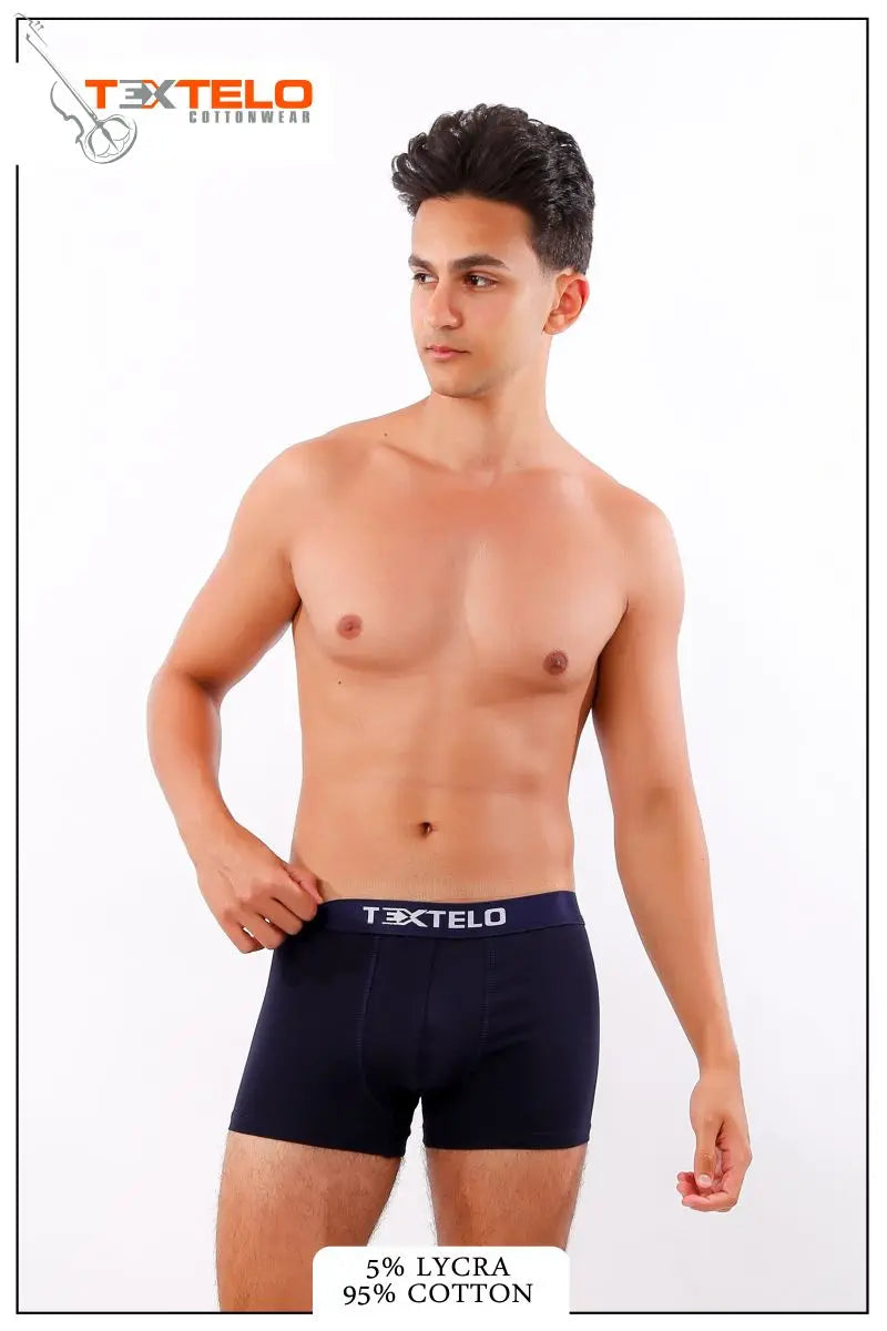 men's boxer shorts Briefs with Waistband Underwear  (3 Pack) Multicolor Textelo