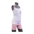 Girls Cotton Underwear Set Vests and Briefs in Two Colors Pink