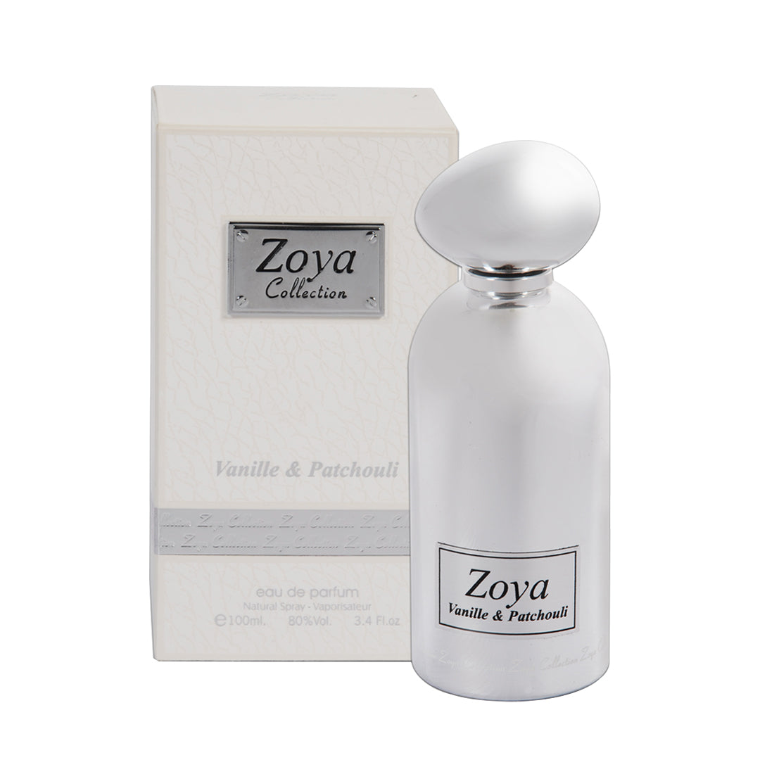 Zoya Collection Vanilla & Patchouli Eau De Parfum for Unisex 100ml