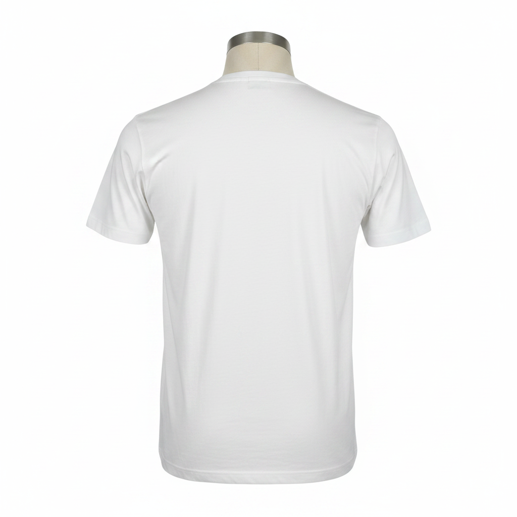 White T-Shirt Back Mannequin