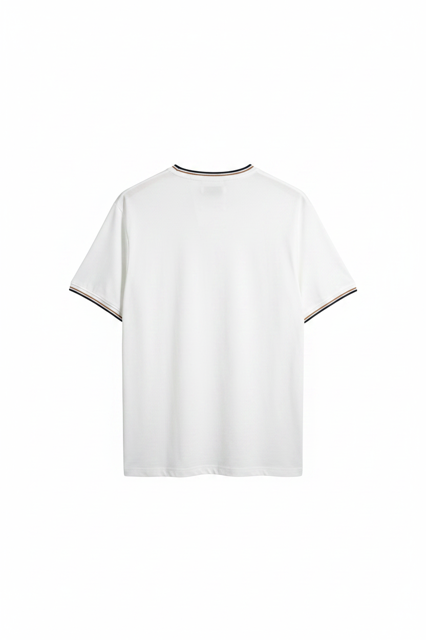 White T-Shirt Back