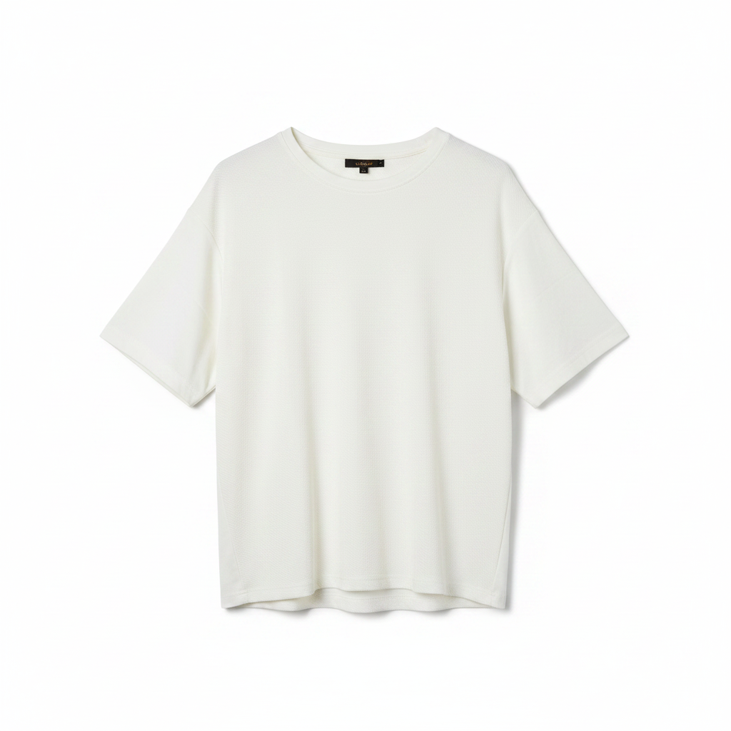 White T-Shirt Front View