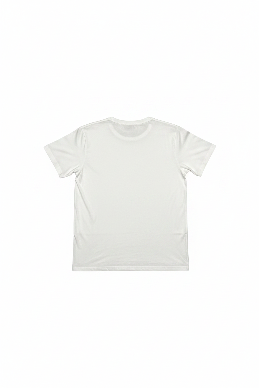 White Tee Back - 1