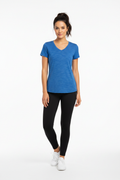 Woman Wearing Blue T-Shirt