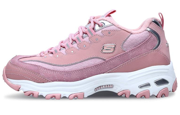 Skechers (نسائي) أحذية رياضية D'lites وردي/أحمر/أبيض 66666078-PNK