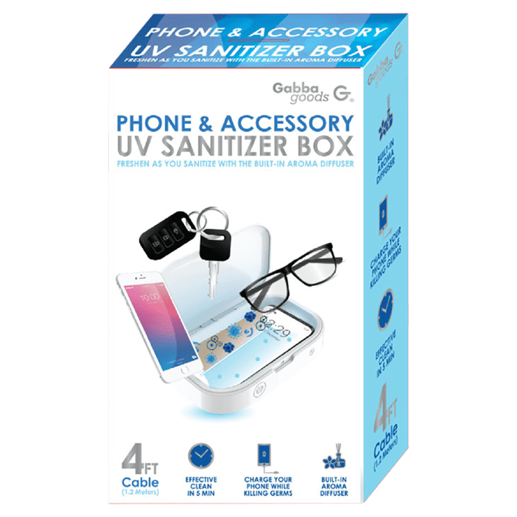 Gabba Goods Phone & Accessory UV Light Sanitiser Box