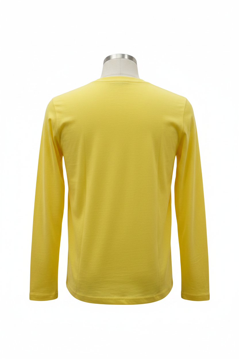 Yellow Long-Sleeve Tee - Back