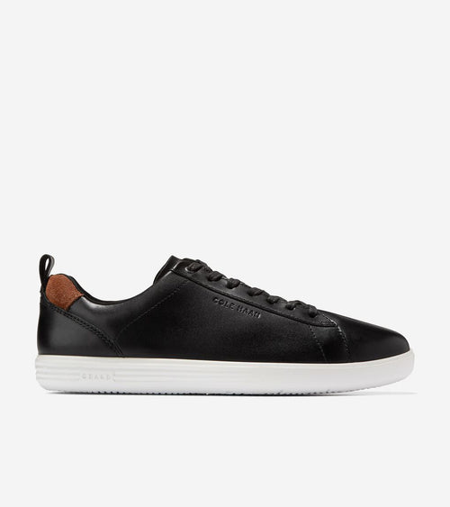 Cole Haan Men's Grand Crosscourt Wingtip Sneaker - Black Leather