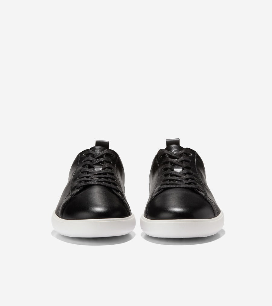 Cole Haan Men's Grand Crosscourt Wingtip Sneaker - Black Leather